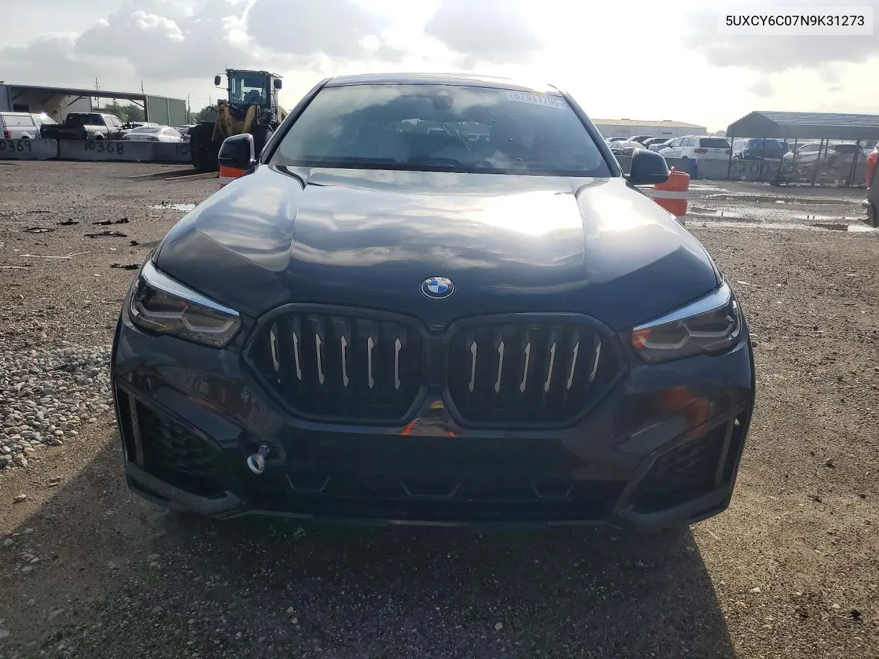 2022 BMW X6 xDrive40I VIN: 5UXCY6C07N9K31273 Lot: 57941796