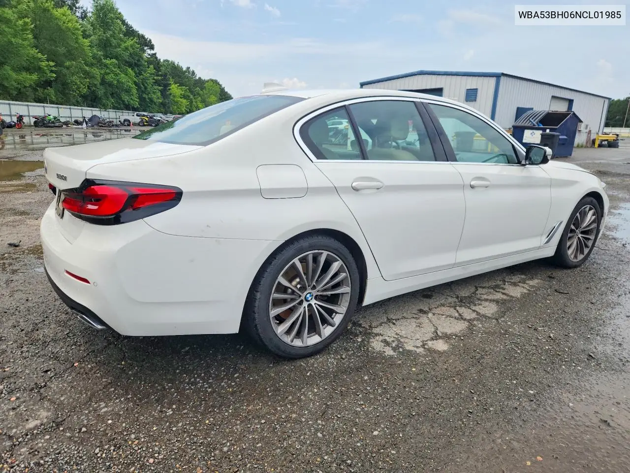 2022 BMW 530 I VIN: WBA53BH06NCL01985 Lot: 57949406