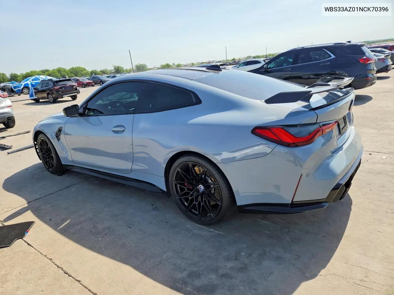 2022 BMW M4 Competition VIN: WBS33AZ01NCK70396 Lot: 58433486
