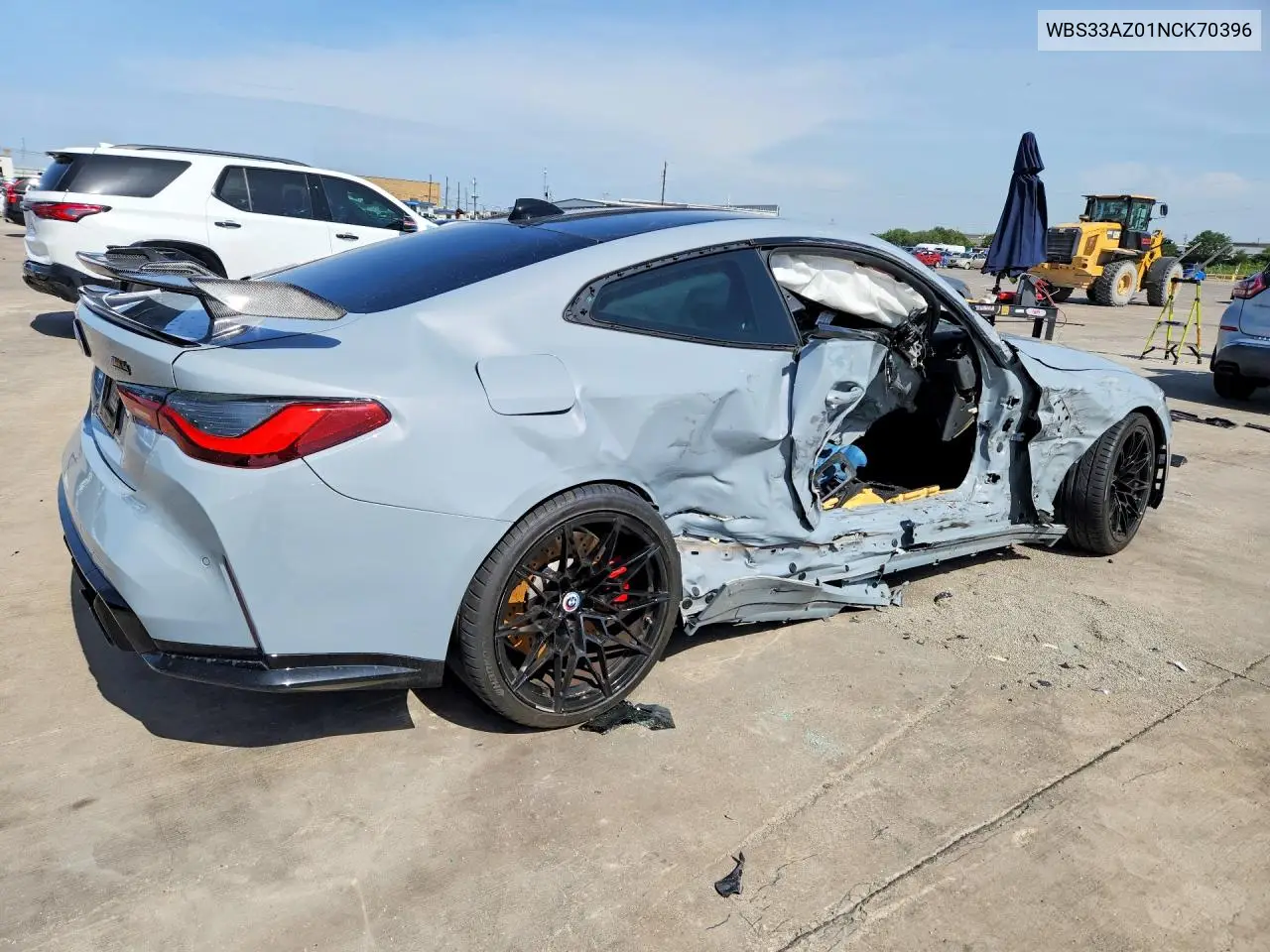 2022 BMW M4 Competition VIN: WBS33AZ01NCK70396 Lot: 58433486