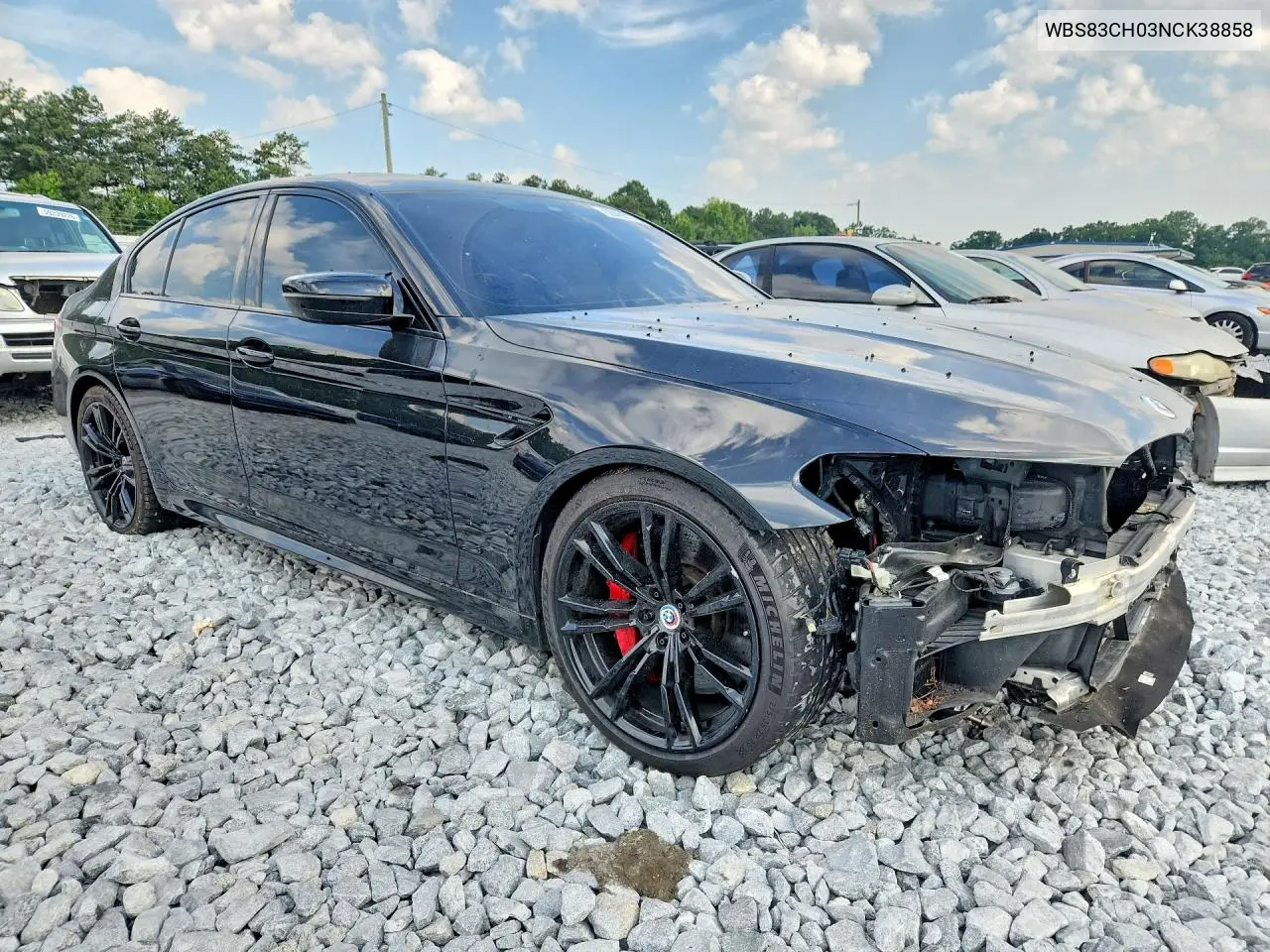 2022 BMW M5 VIN: WBS83CH03NCK38858 Lot: 58492176