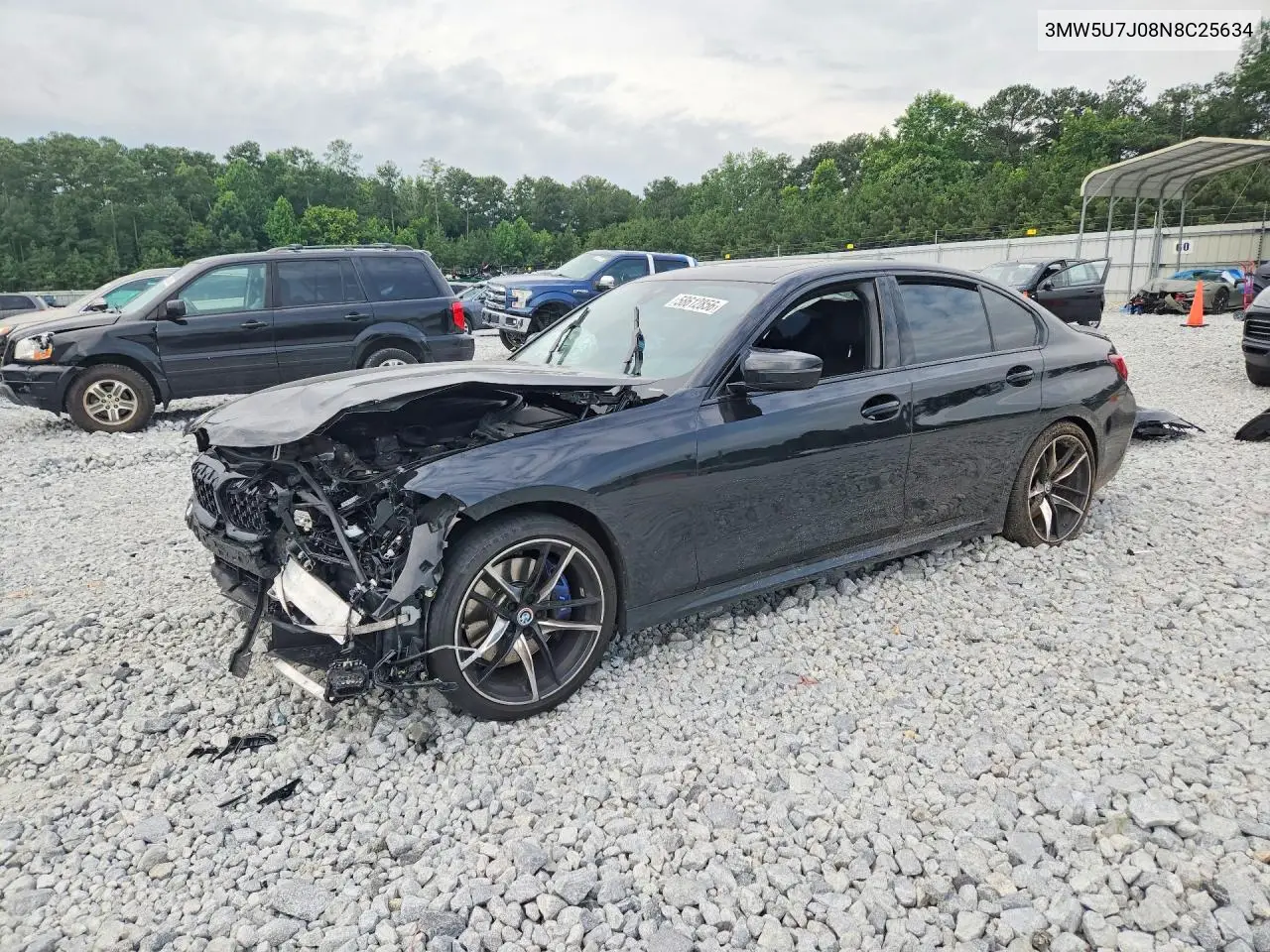 2022 BMW M340I VIN: 3MW5U7J08N8C25634 Lot: 58612856