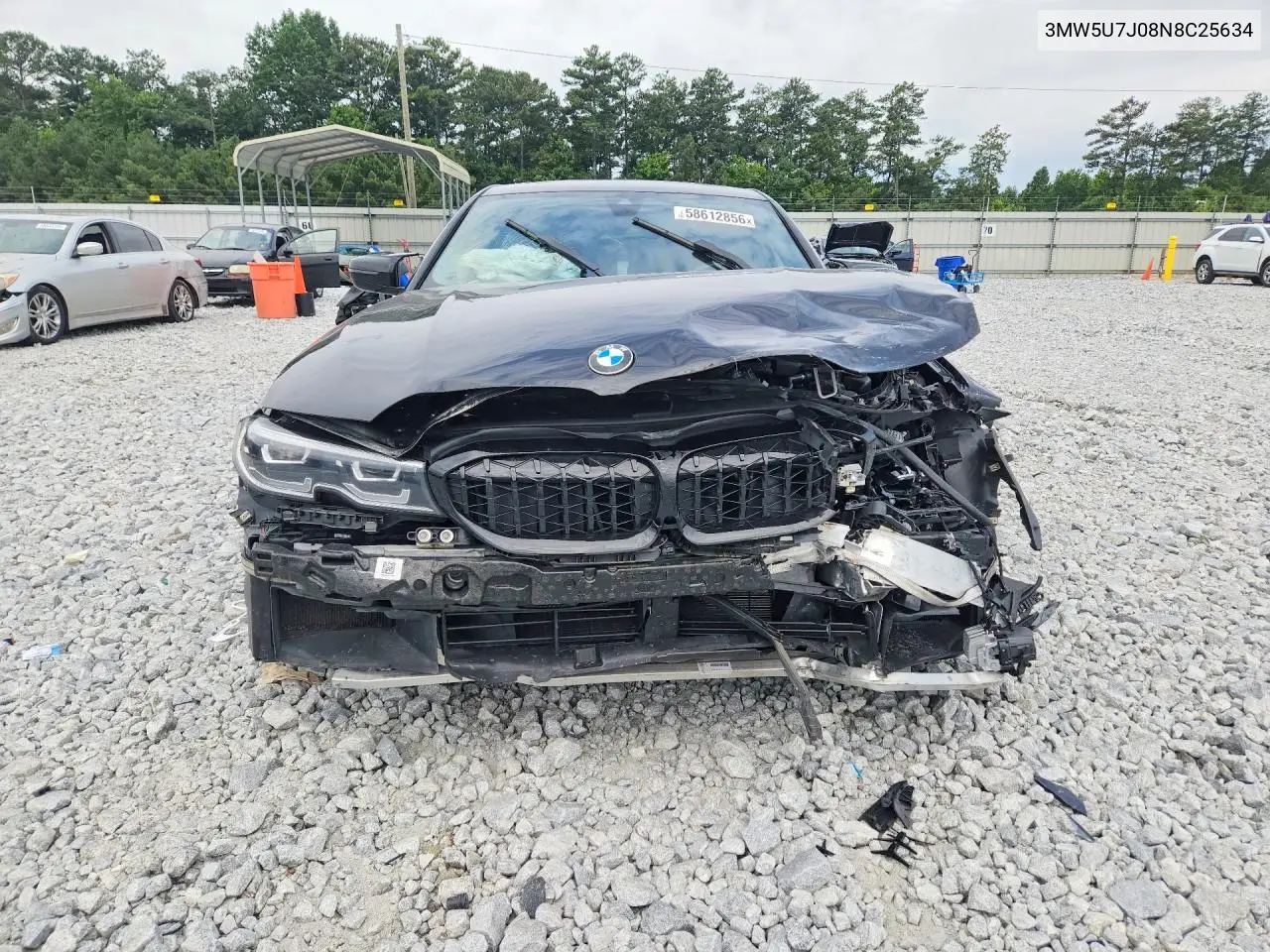 2022 BMW M340I VIN: 3MW5U7J08N8C25634 Lot: 58612856
