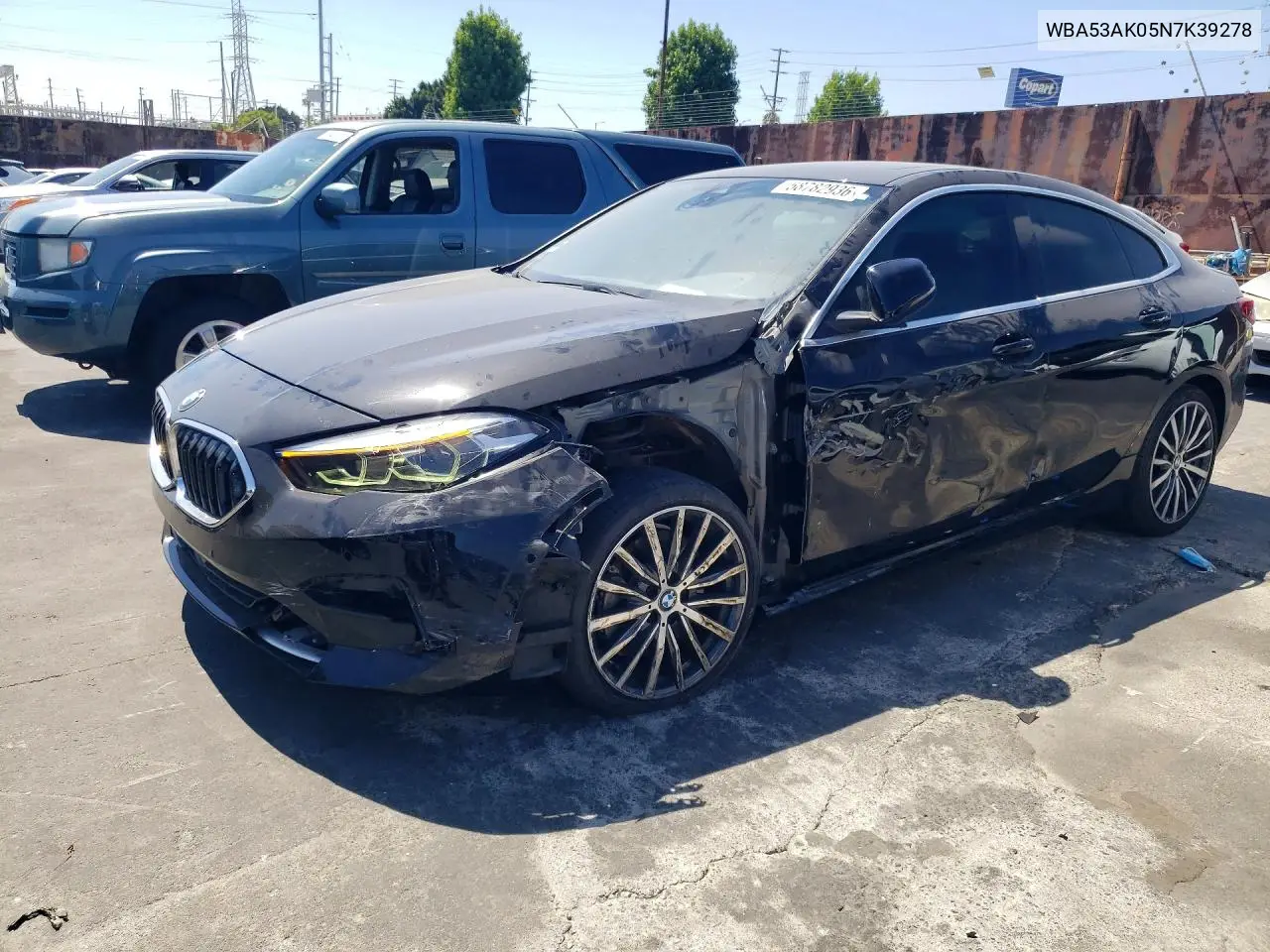 2022 BMW 228I VIN: WBA53AK05N7K39278 Lot: 58782936