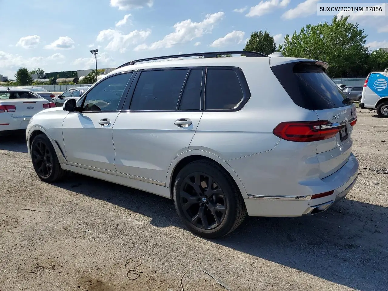 2022 BMW X7 xDrive40I VIN: 5UXCW2C01N9L87856 Lot: 59673956