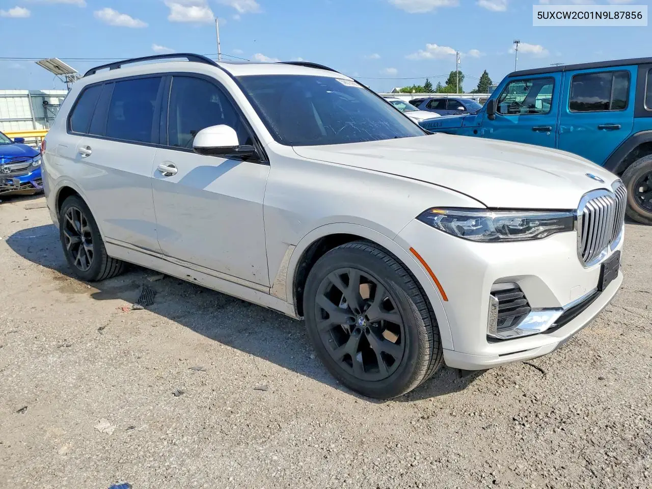 2022 BMW X7 xDrive40I VIN: 5UXCW2C01N9L87856 Lot: 59673956