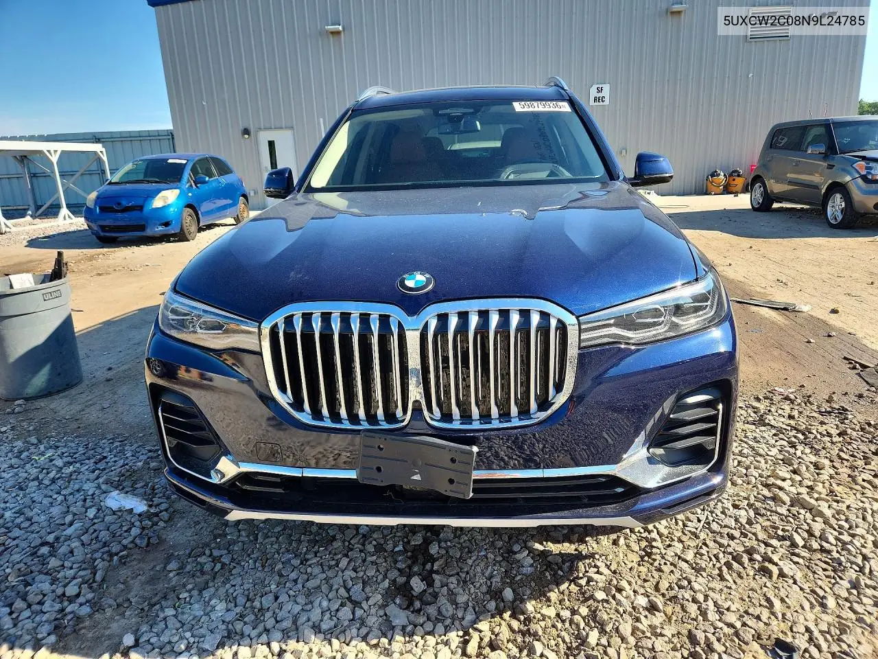 2022 BMW X7 xDrive40I VIN: 5UXCW2C08N9L24785 Lot: 59879936