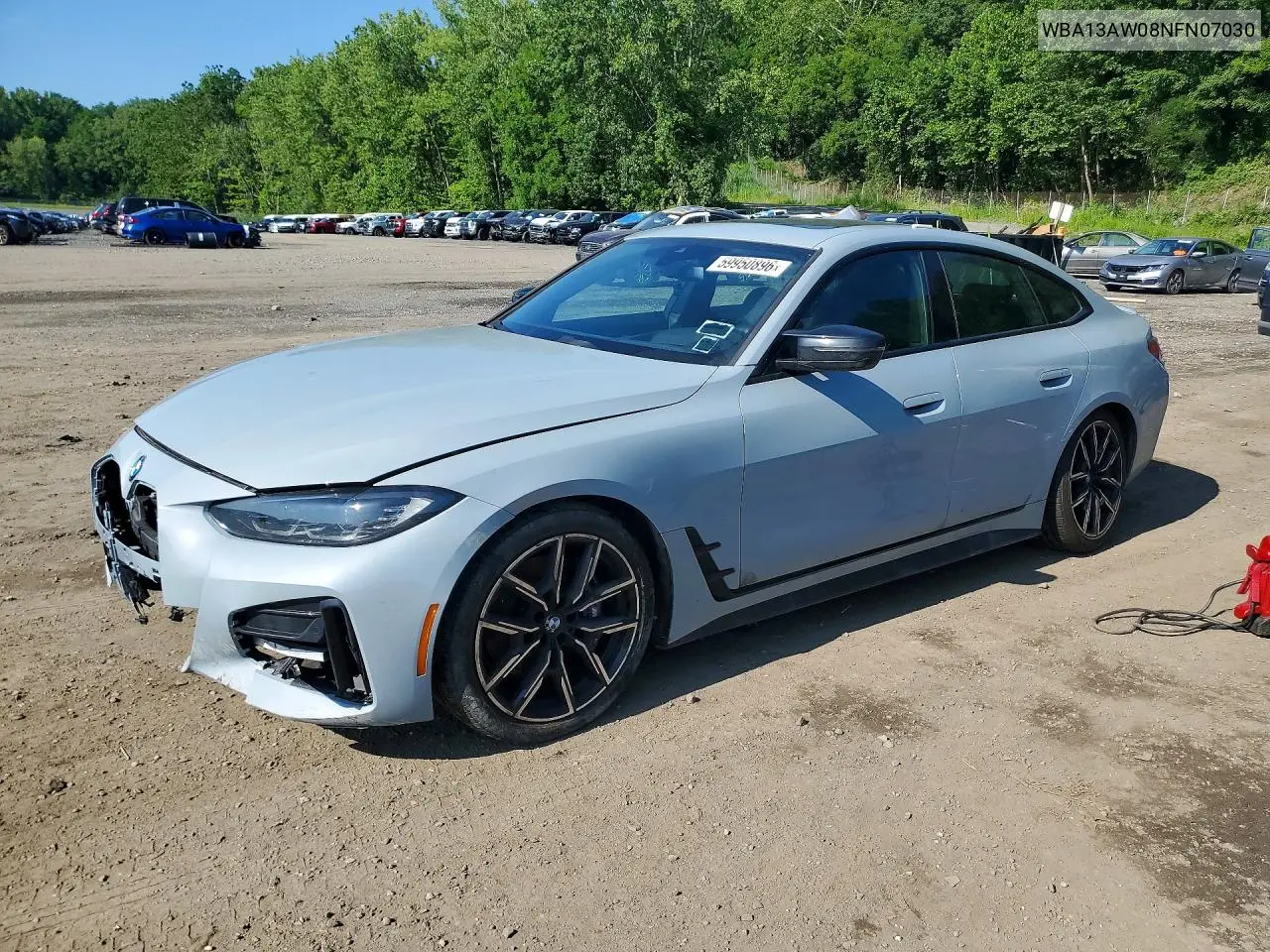 2022 BMW M440Xi Gran Coupe VIN: WBA13AW08NFN07030 Lot: 59950896