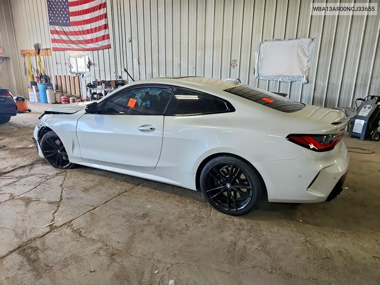 2022 BMW M440Xi VIN: WBA13AR00NCJ33655 Lot: 60302496