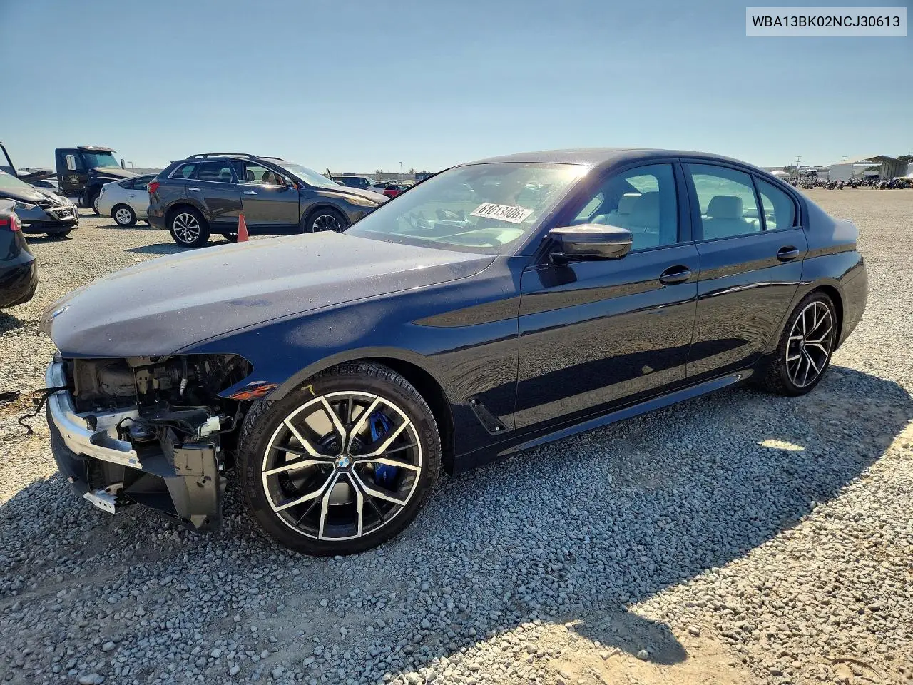 2022 BMW M550Xi VIN: WBA13BK02NCJ30613 Lot: 61013406