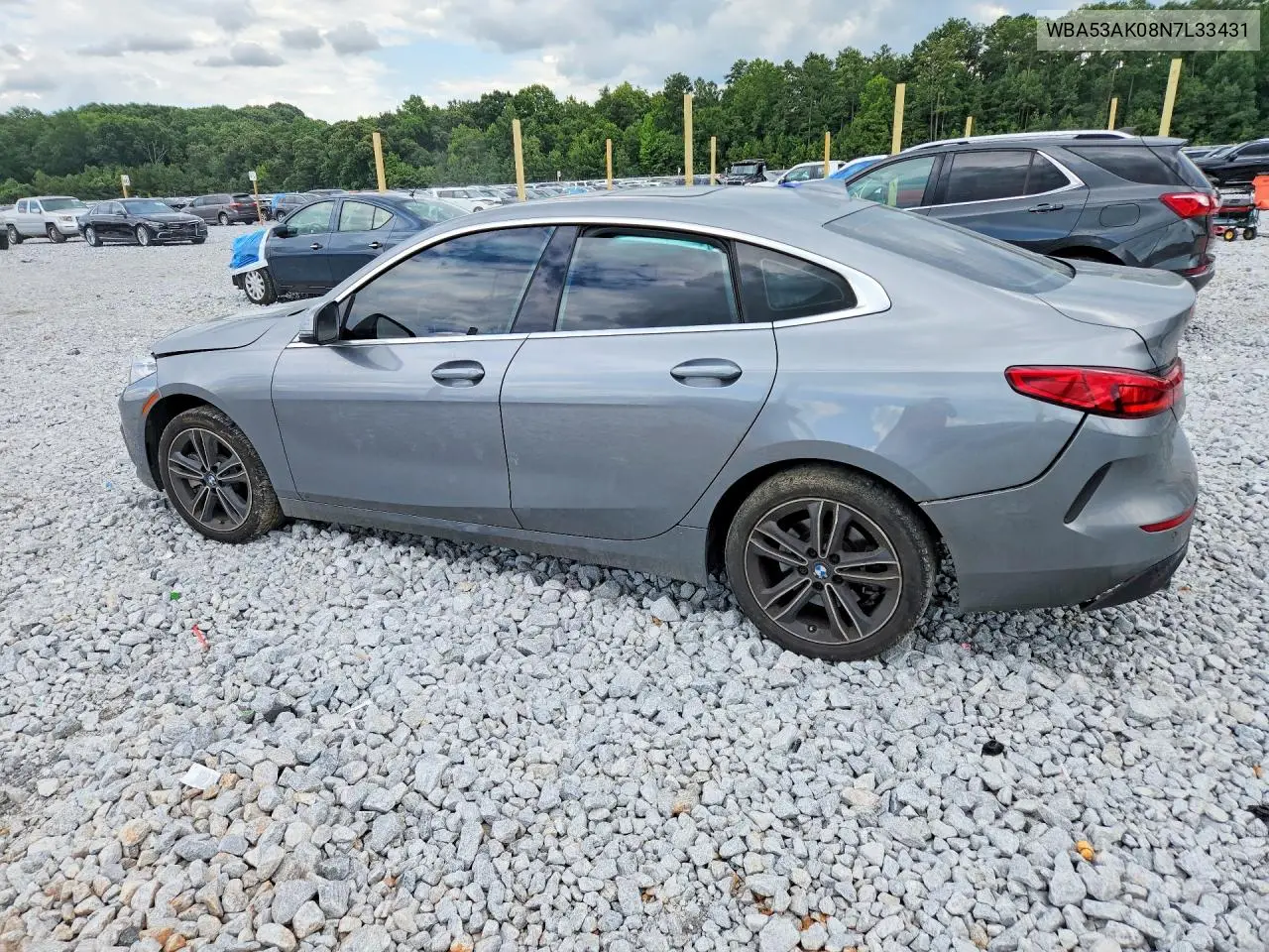 2022 BMW 228I VIN: WBA53AK08N7L33431 Lot: 61126616