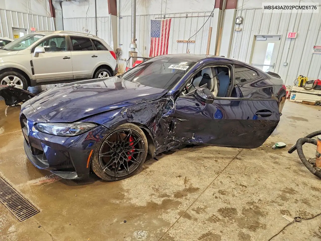 2023 BMW M4 Competition VIN: WBS43AZ02PCM26176 Lot: 48199786
