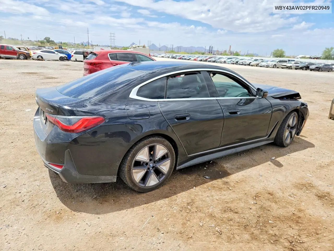 2023 BMW I4 Edrive 35 VIN: WBY43AW02PFR20949 Lot: 51558646