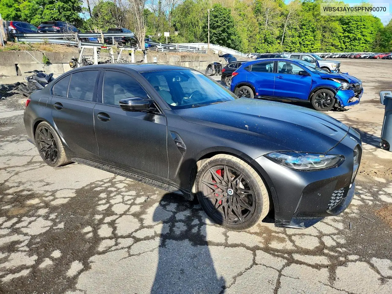 2023 BMW M3 Competition VIN: WBS43AY05PFN90070 Lot: 53744586
