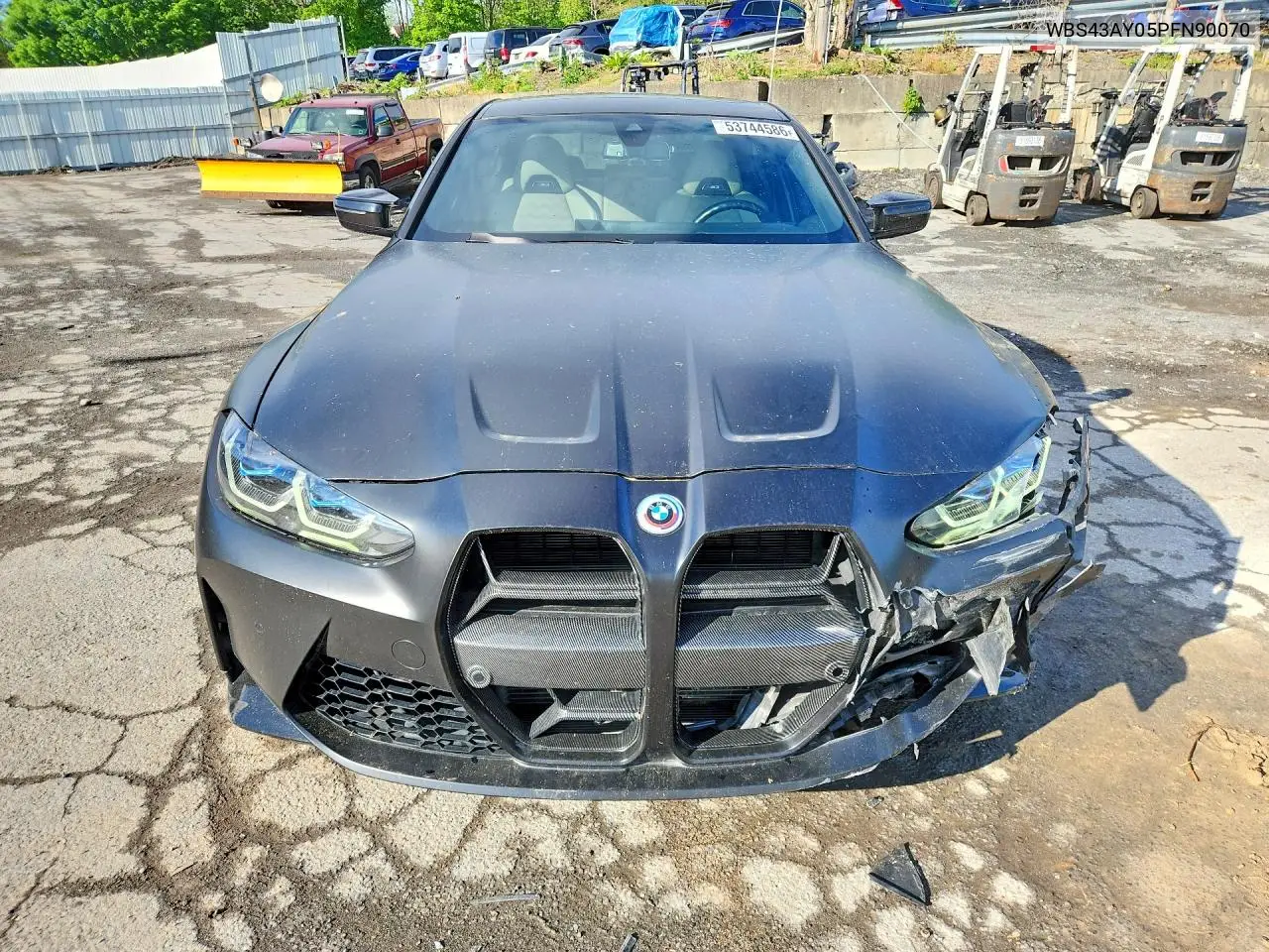 2023 BMW M3 Competition VIN: WBS43AY05PFN90070 Lot: 53744586