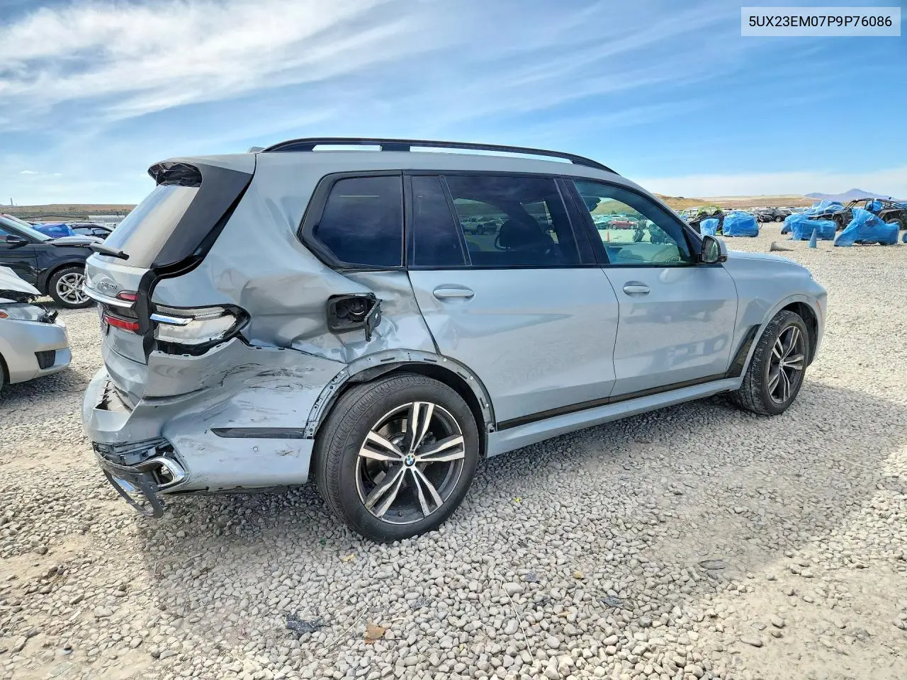 2023 BMW X7 xDrive40I VIN: 5UX23EM07P9P76086 Lot: 53965066