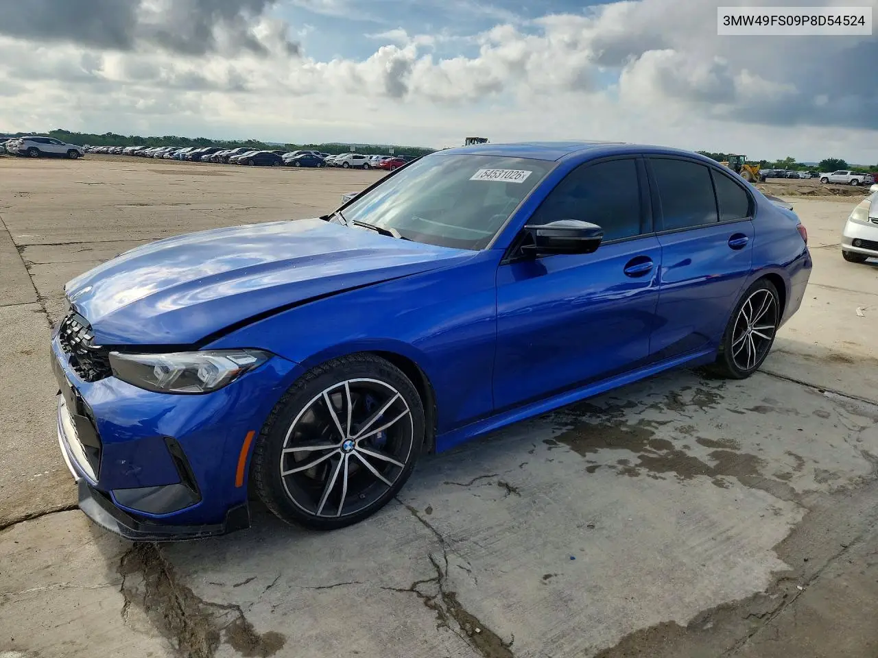 2023 BMW M340I VIN: 3MW49FS09P8D54524 Lot: 54531026
