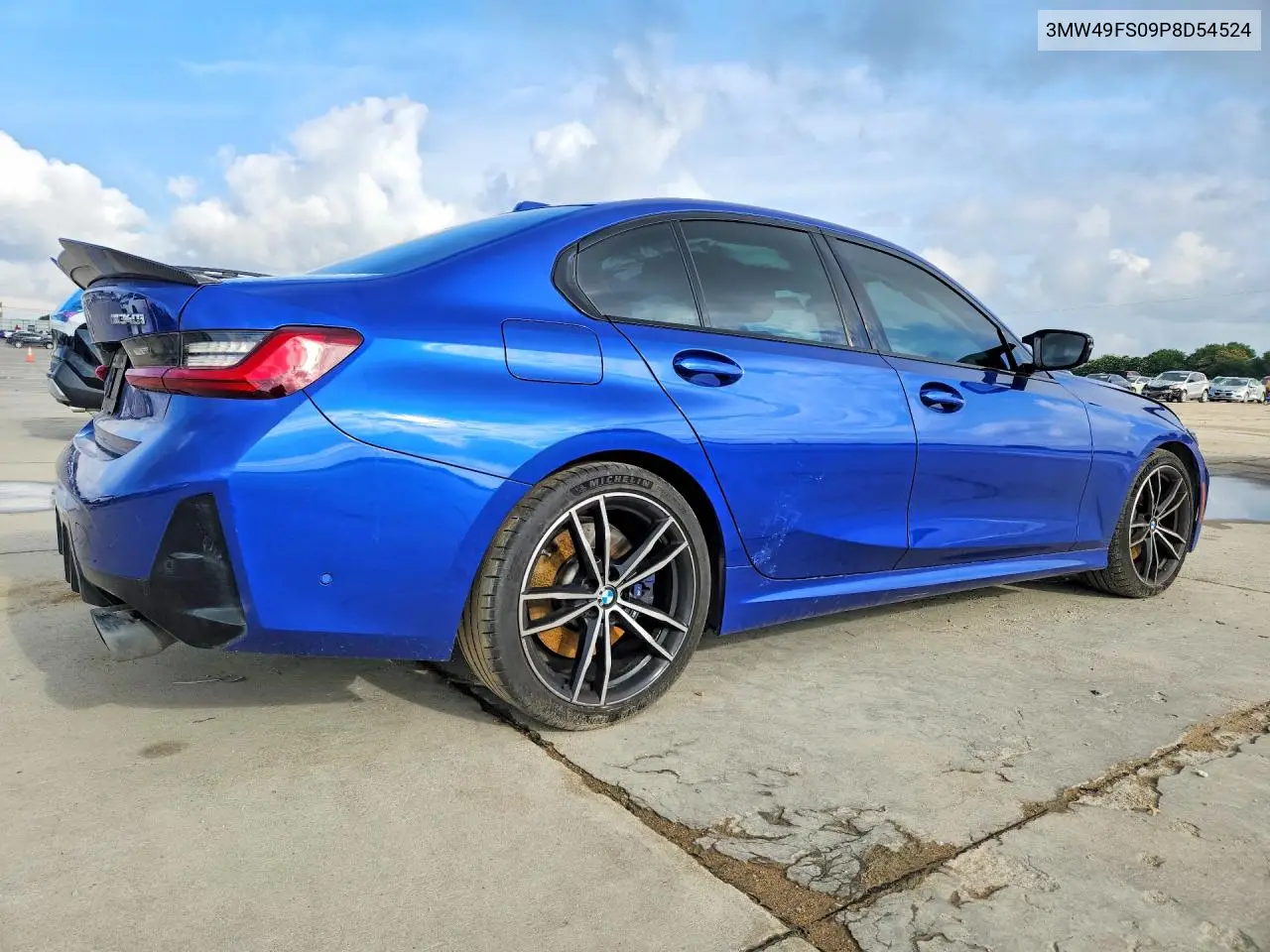 2023 BMW M340I VIN: 3MW49FS09P8D54524 Lot: 54531026