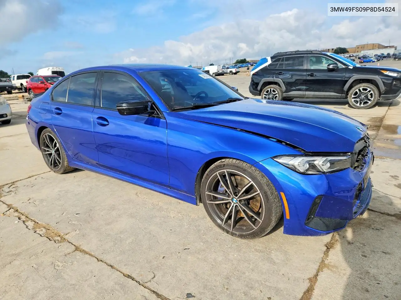 2023 BMW M340I VIN: 3MW49FS09P8D54524 Lot: 54531026