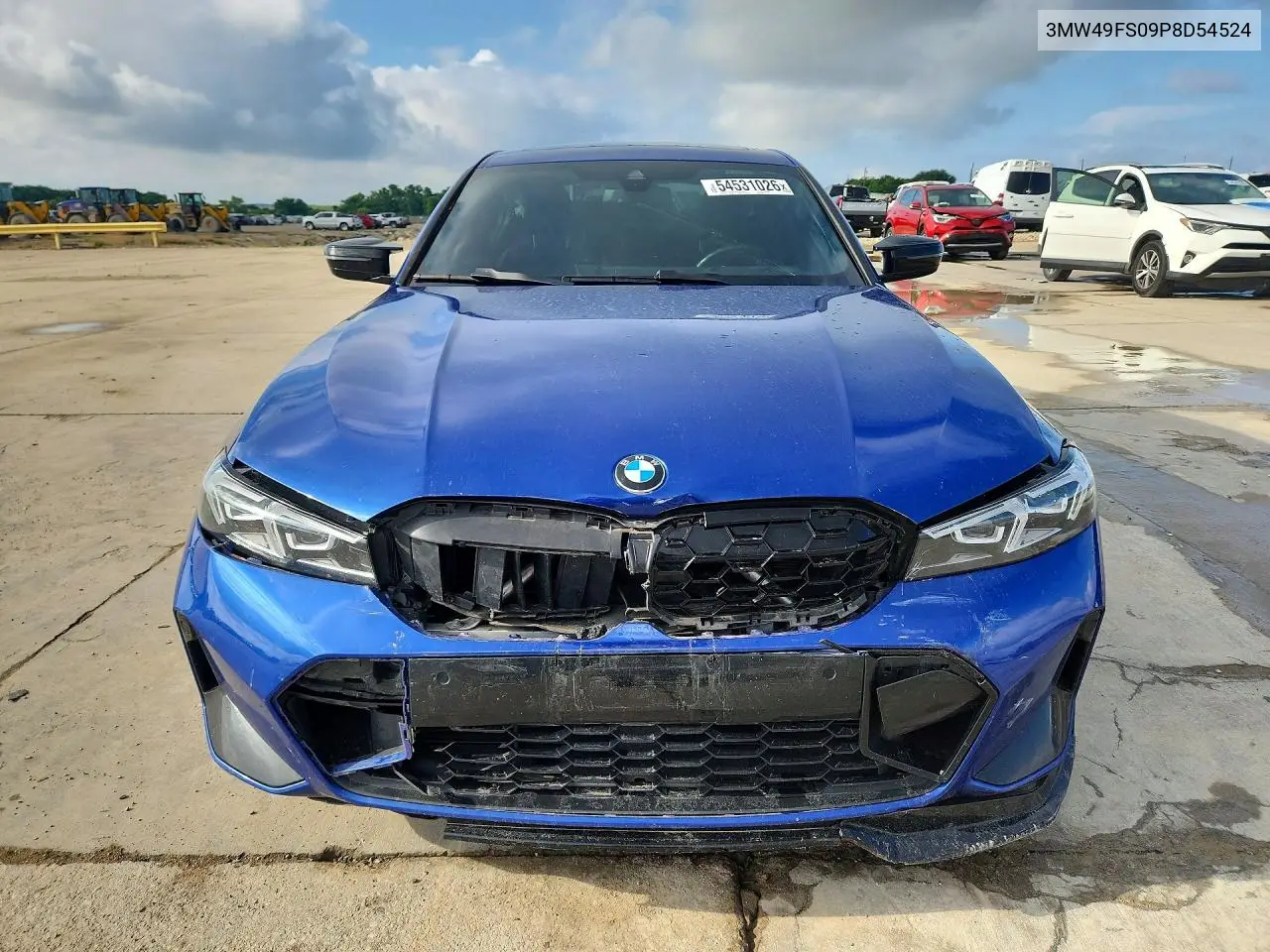 2023 BMW M340I VIN: 3MW49FS09P8D54524 Lot: 54531026