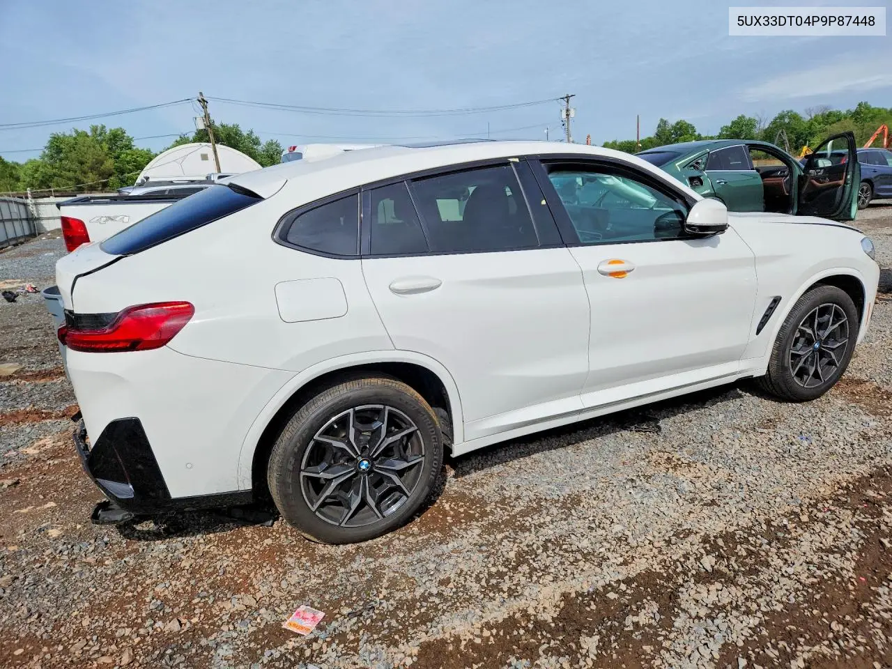 2023 BMW X4 xDrive30I VIN: 5UX33DT04P9P87448 Lot: 54663496