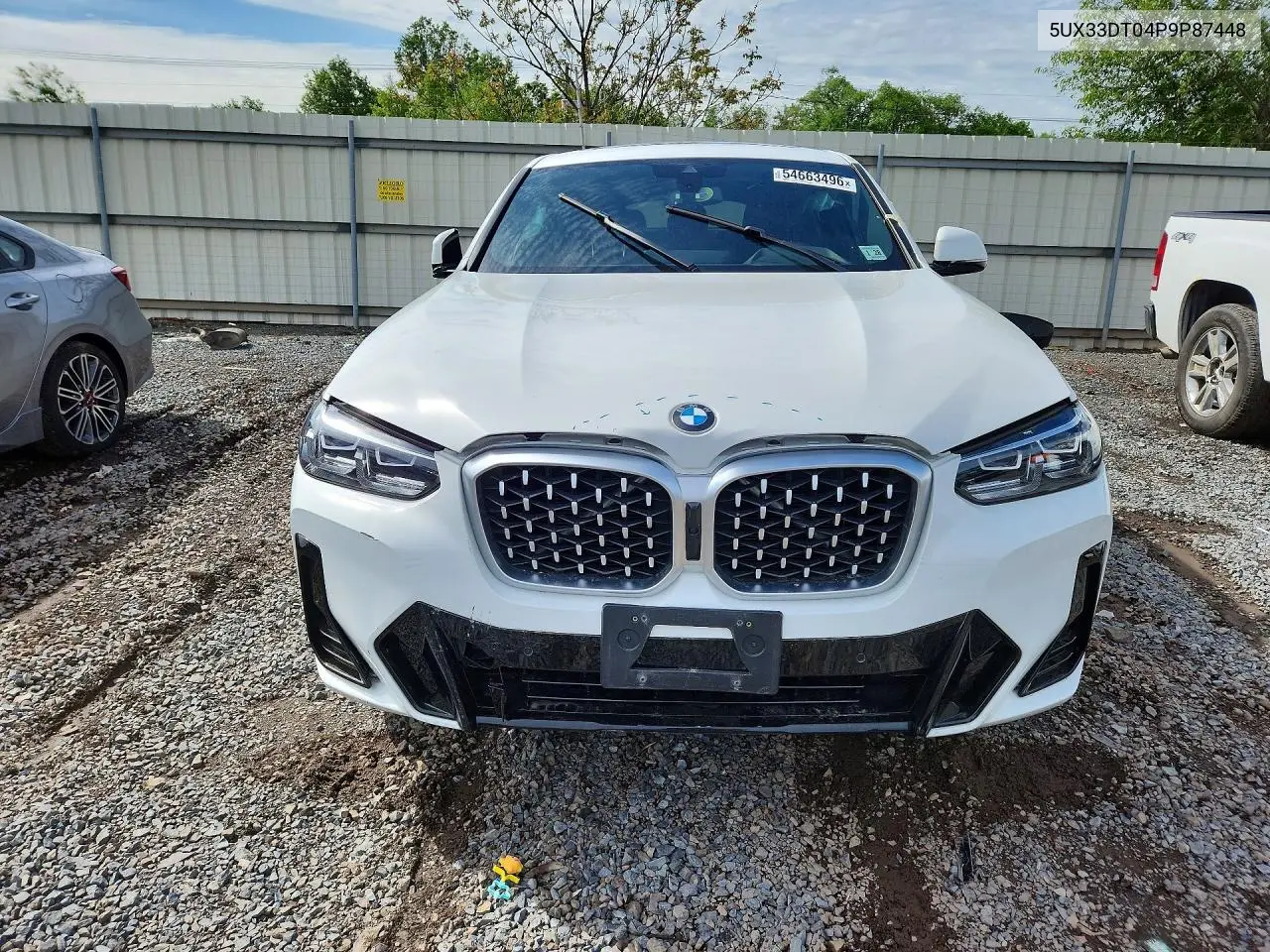 2023 BMW X4 xDrive30I VIN: 5UX33DT04P9P87448 Lot: 54663496