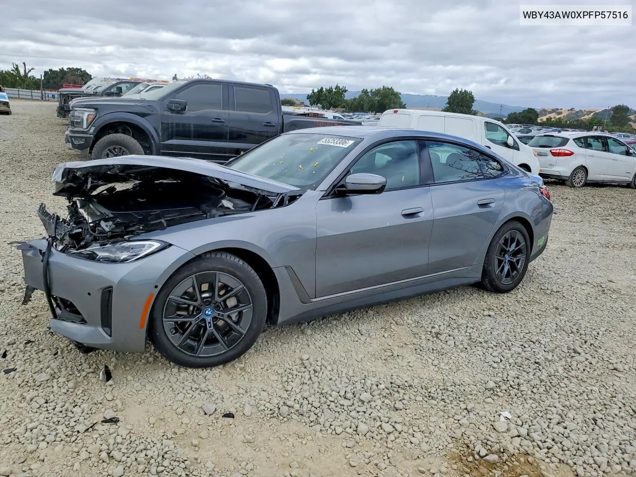 2023 BMW I4 Edrive 35 VIN: WBY43AW0XPFP57516 Lot: 55253306