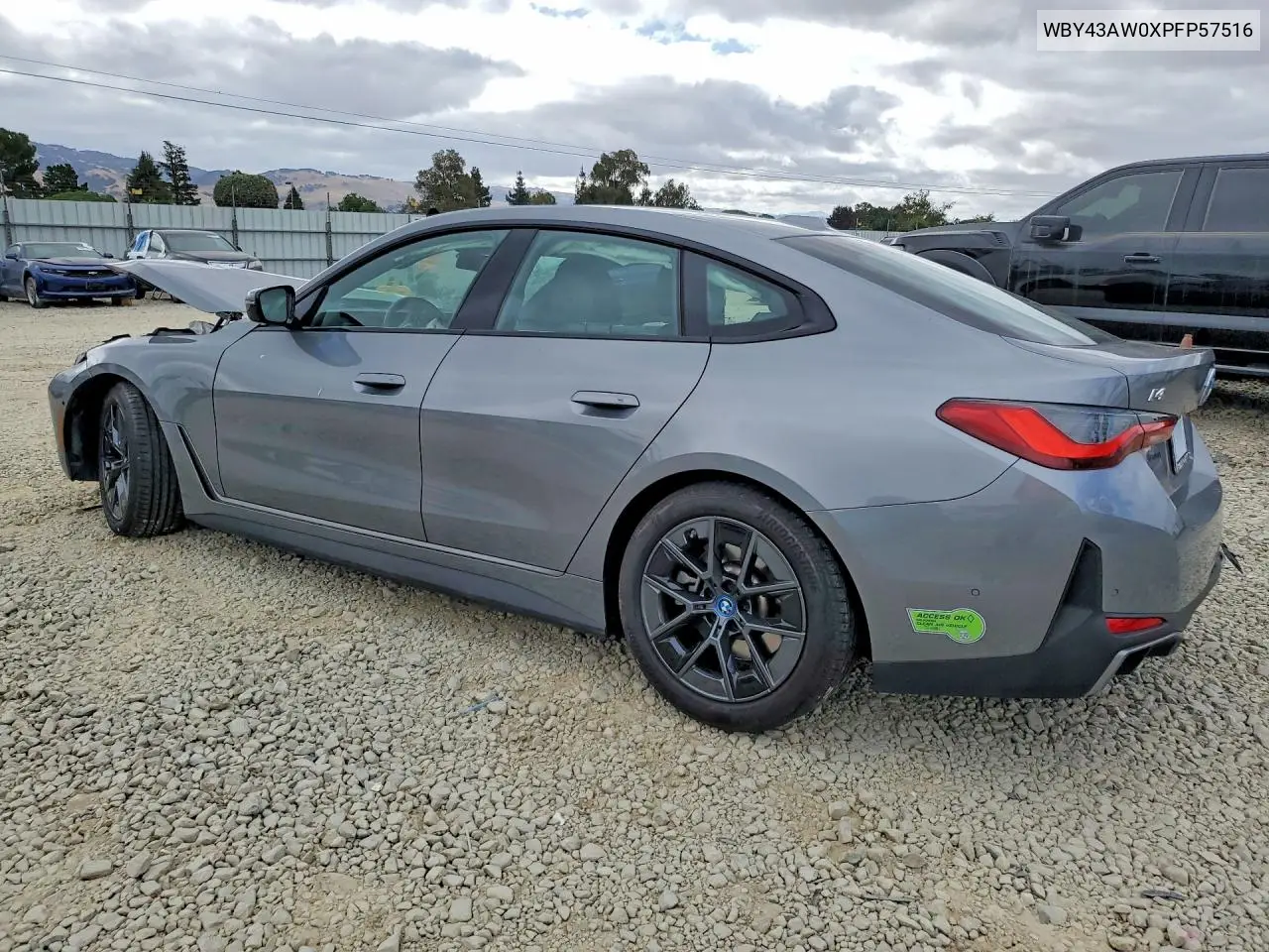 2023 BMW I4 Edrive 35 VIN: WBY43AW0XPFP57516 Lot: 55253306