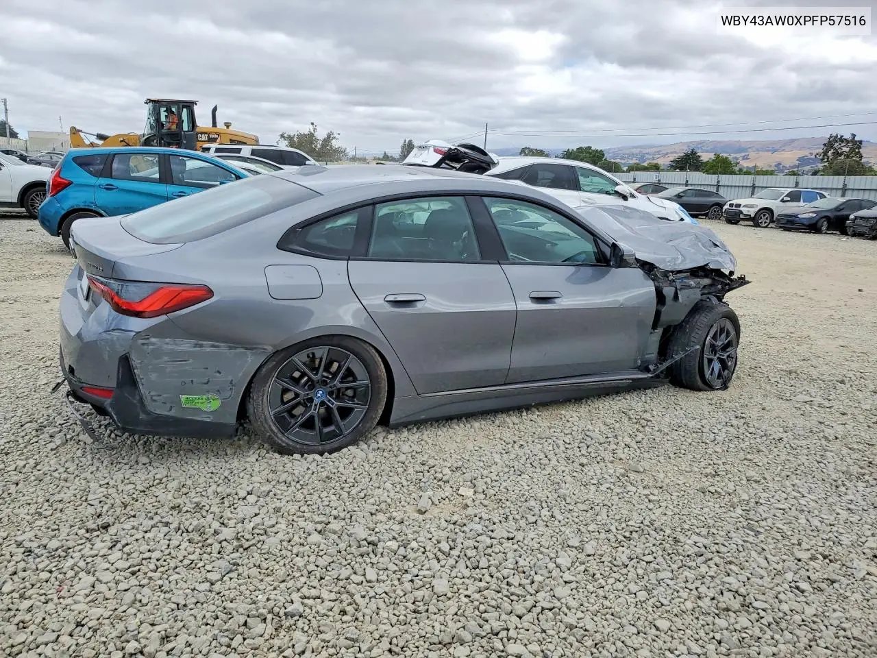 2023 BMW I4 Edrive 35 VIN: WBY43AW0XPFP57516 Lot: 55253306
