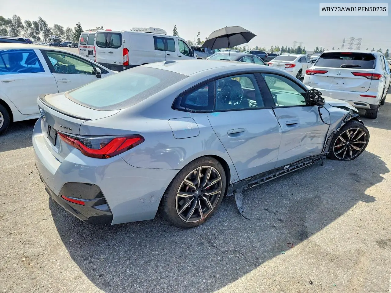 2023 BMW I4 Edrive 40 VIN: WBY73AW01PFN50235 Lot: 55925576