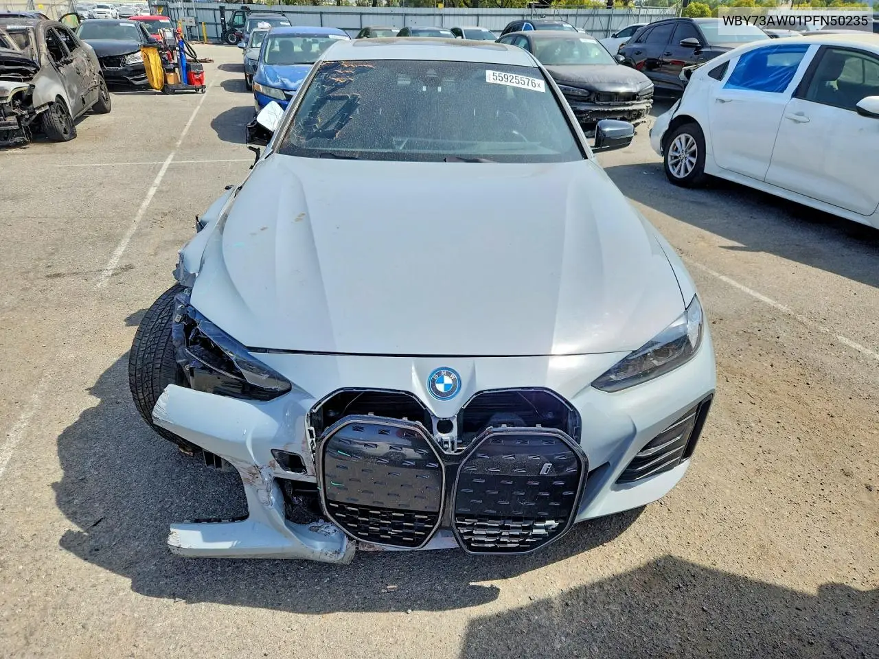 2023 BMW I4 Edrive 40 VIN: WBY73AW01PFN50235 Lot: 55925576