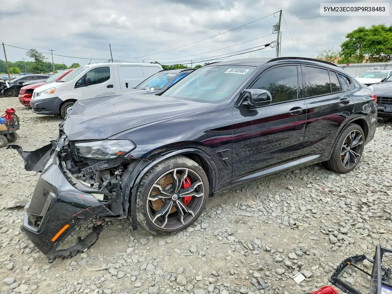 2023 BMW X4 M VIN: 5YM23EC03P9R38483 Lot: 56780986