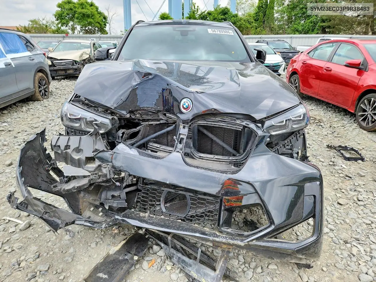 2023 BMW X4 M VIN: 5YM23EC03P9R38483 Lot: 56780986