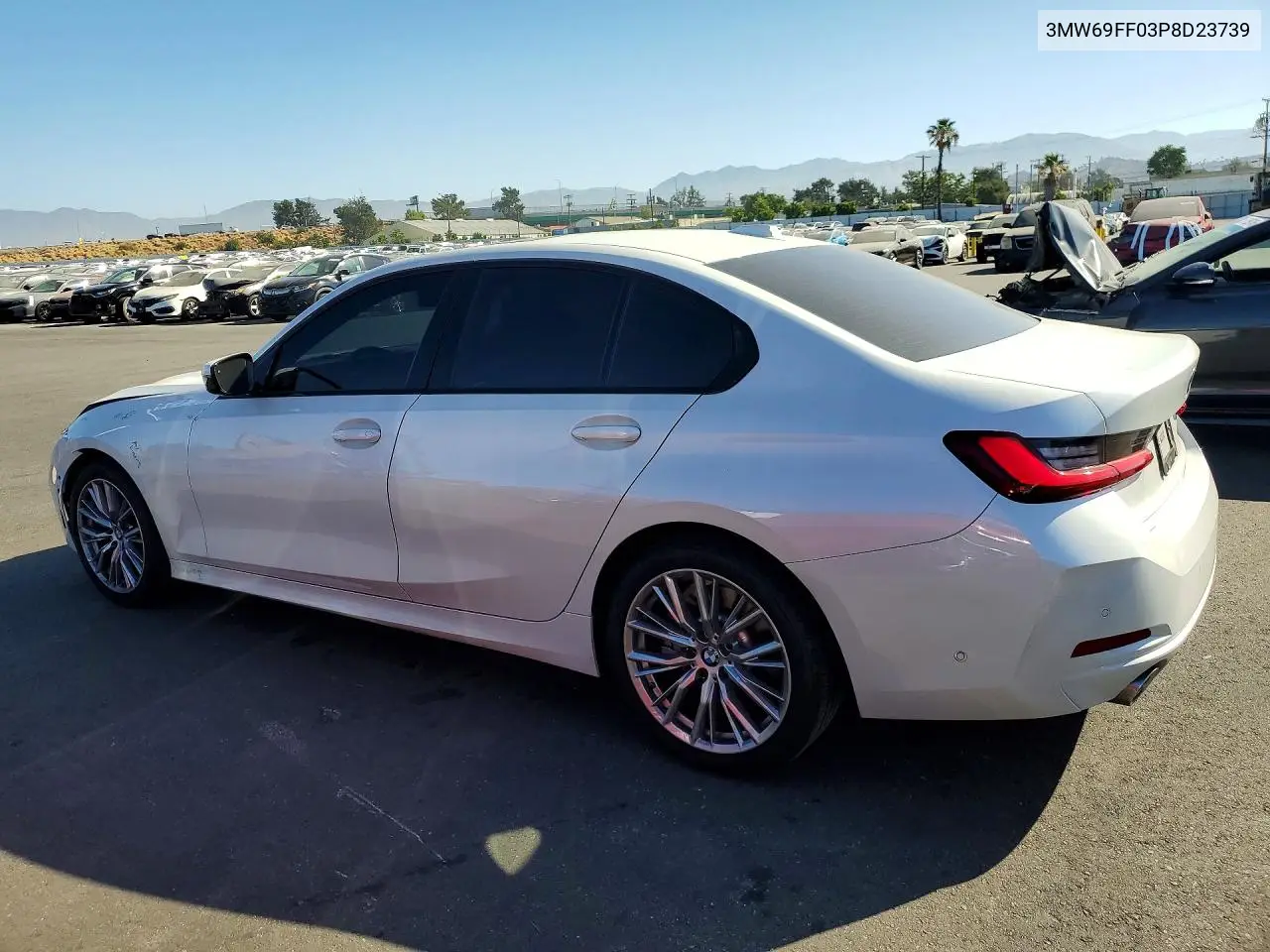 2023 BMW 330I VIN: 3MW69FF03P8D23739 Lot: 57077586