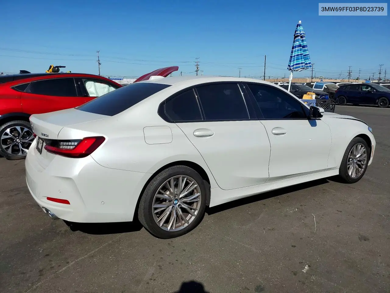 2023 BMW 330I VIN: 3MW69FF03P8D23739 Lot: 57077586