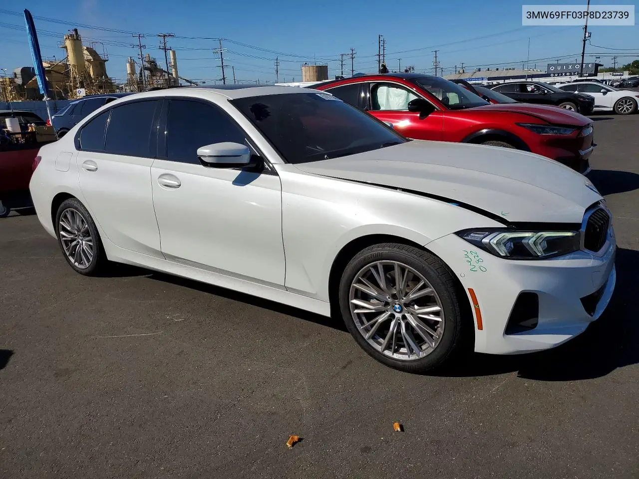2023 BMW 330I VIN: 3MW69FF03P8D23739 Lot: 57077586