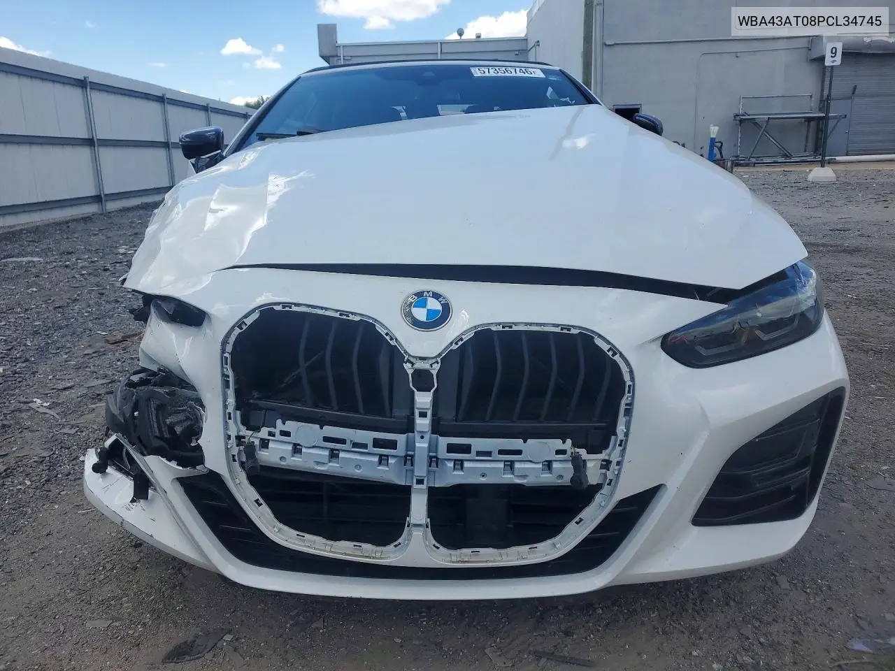 2023 BMW 430Xi VIN: WBA43AT08PCL34745 Lot: 57356746