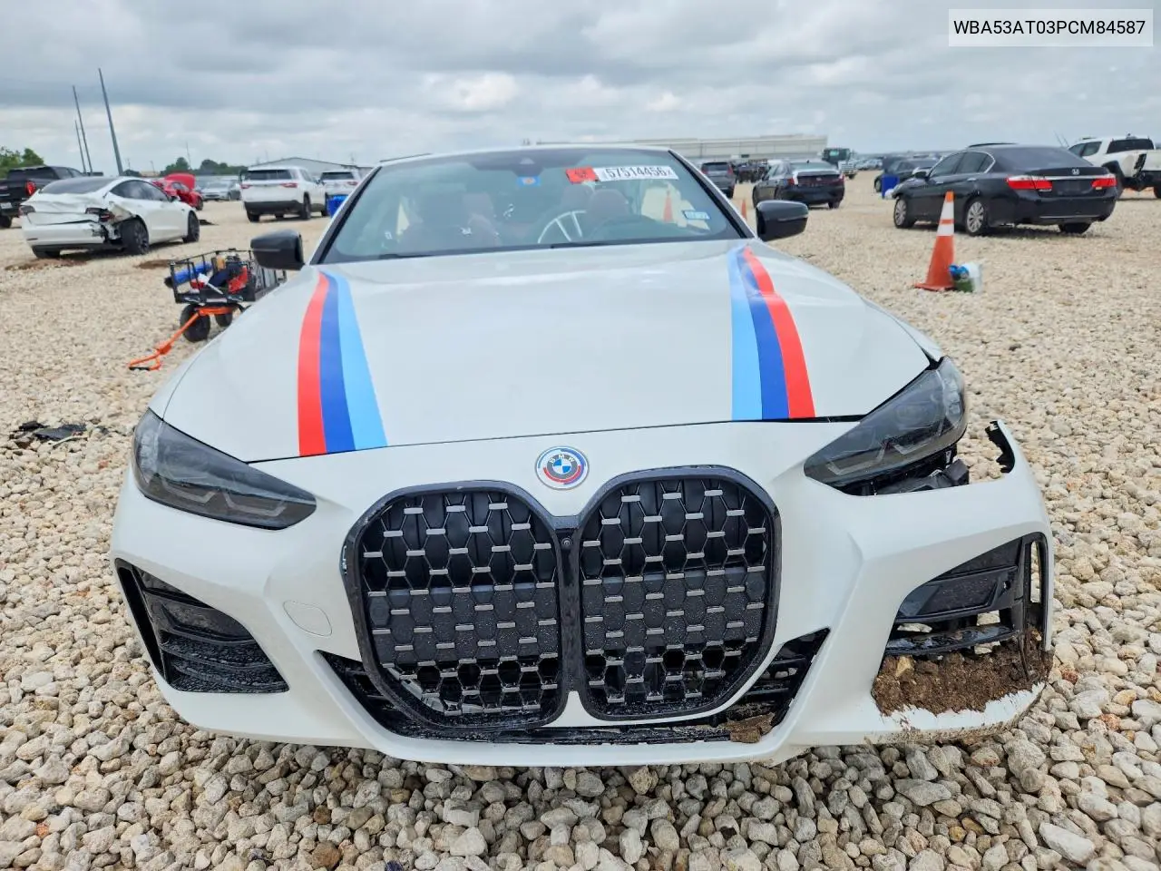 2023 BMW M440I VIN: WBA53AT03PCM84587 Lot: 57514456