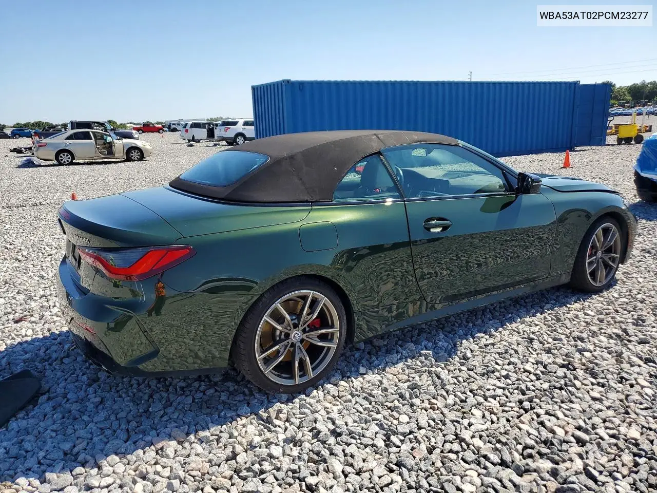 2023 BMW M440I VIN: WBA53AT02PCM23277 Lot: 57743216