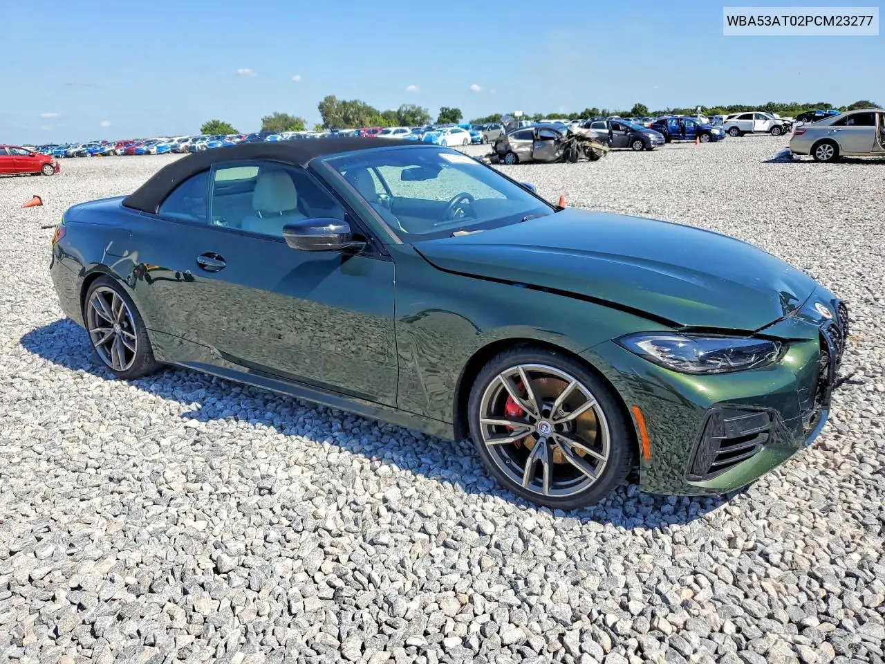 2023 BMW M440I VIN: WBA53AT02PCM23277 Lot: 57743216