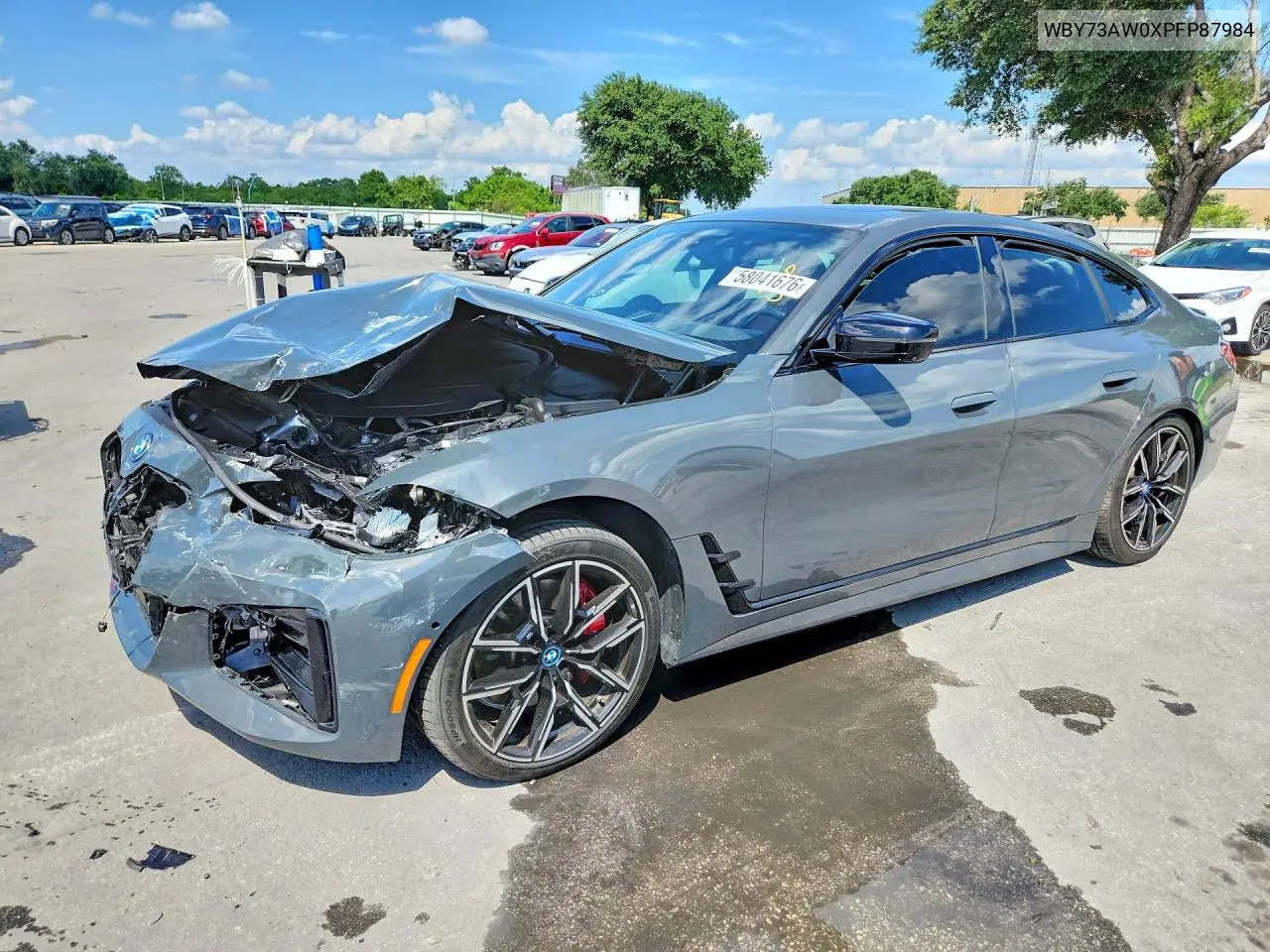 2023 BMW I4 Edrive 40 VIN: WBY73AW0XPFP87984 Lot: 58041676