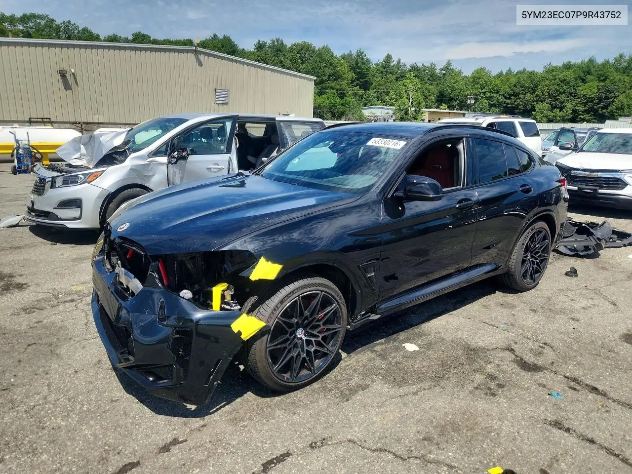2023 BMW X4 M VIN: 5YM23EC07P9R43752 Lot: 58330216