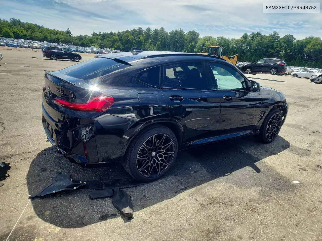 2023 BMW X4 M VIN: 5YM23EC07P9R43752 Lot: 58330216
