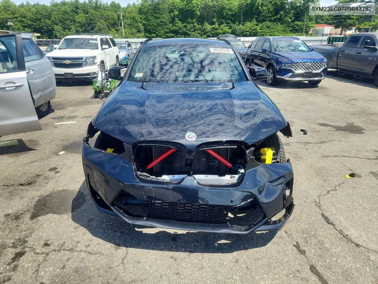 2023 BMW X4 M VIN: 5YM23EC07P9R43752 Lot: 58330216