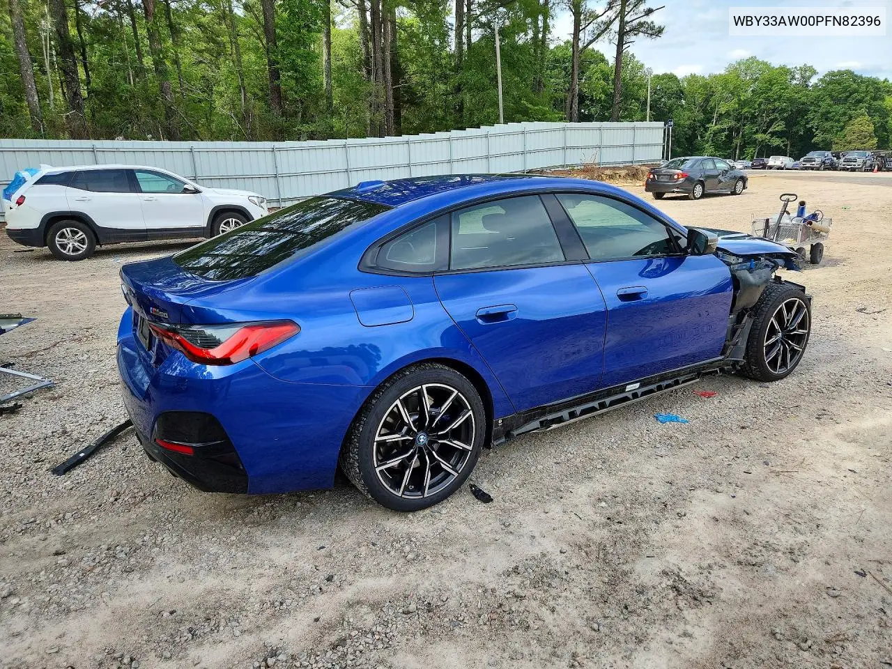 2023 BMW I4 M50 VIN: WBY33AW00PFN82396 Lot: 58458156