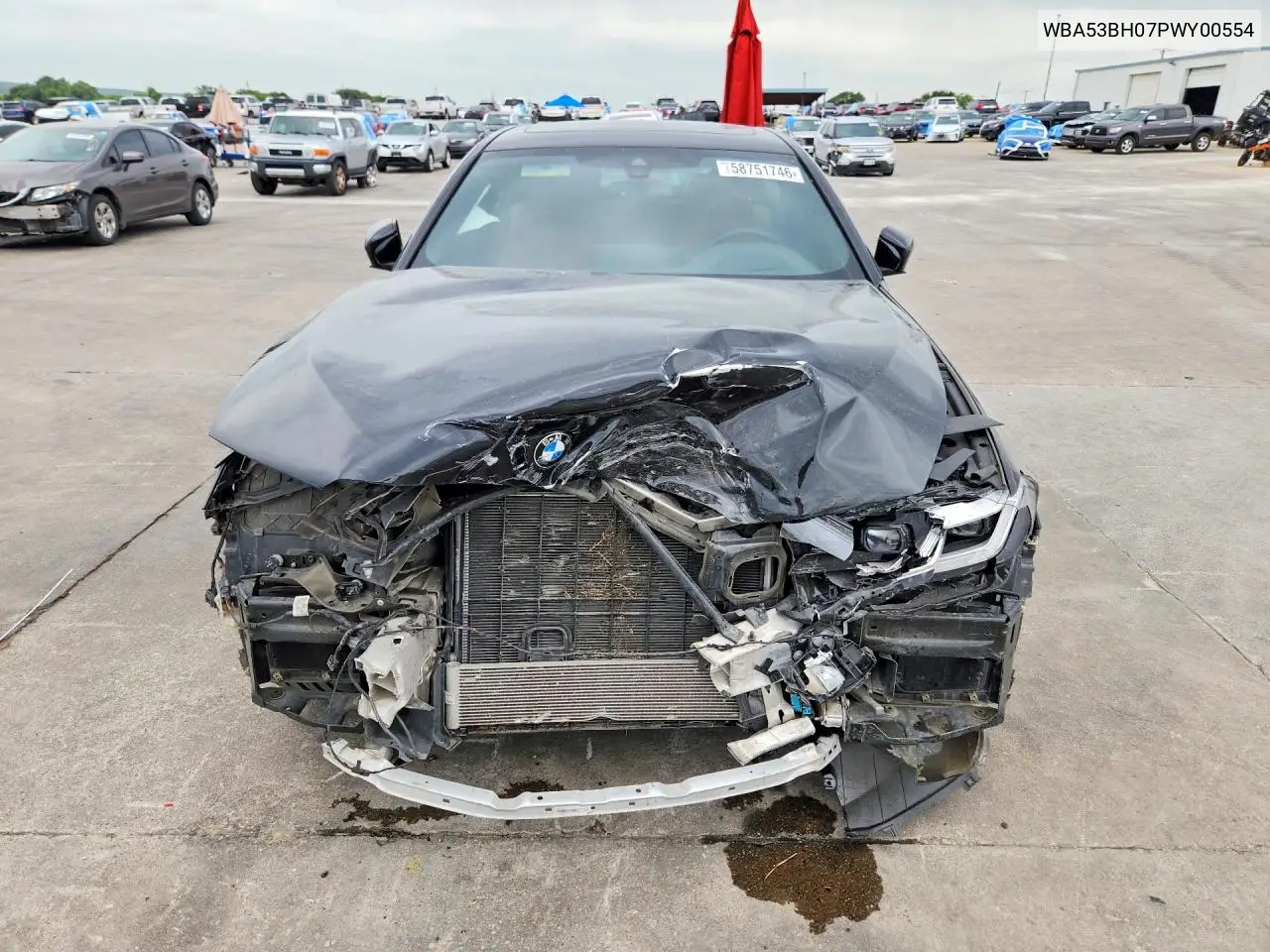 2023 BMW 530 I VIN: WBA53BH07PWY00554 Lot: 58751746