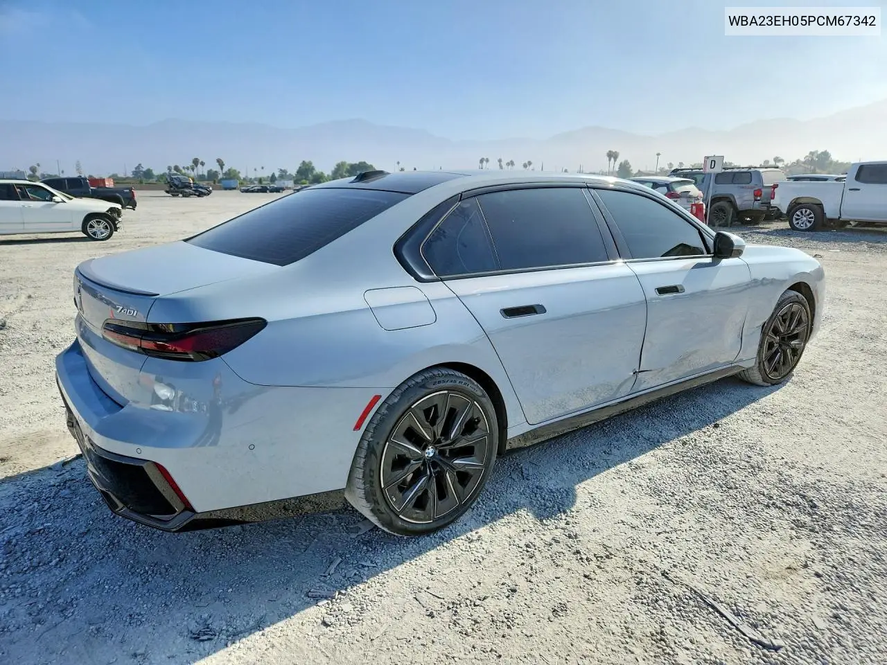 2023 BMW 740 I VIN: WBA23EH05PCM67342 Lot: 58877216