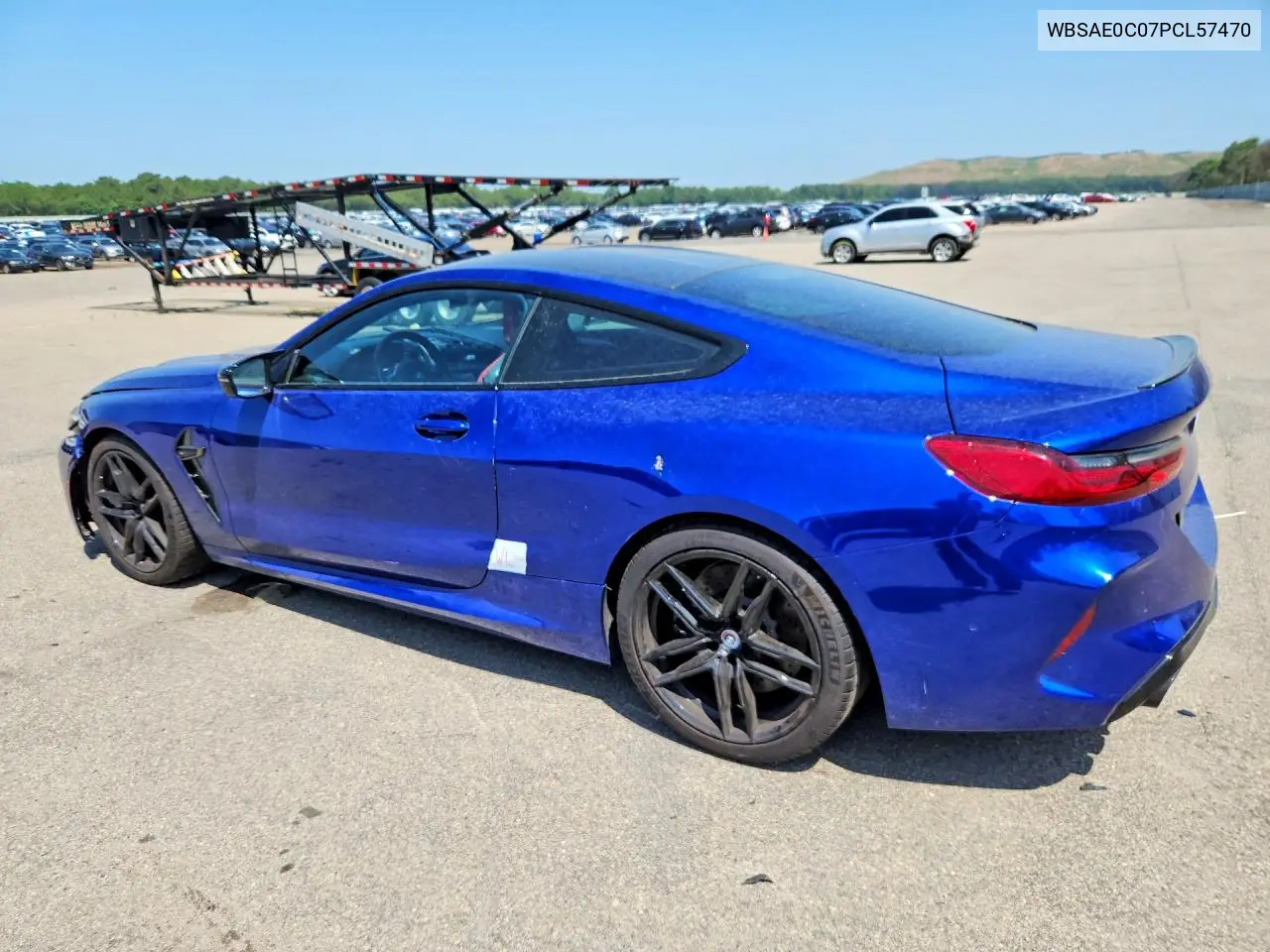 2023 BMW M8 VIN: WBSAE0C07PCL57470 Lot: 59186556