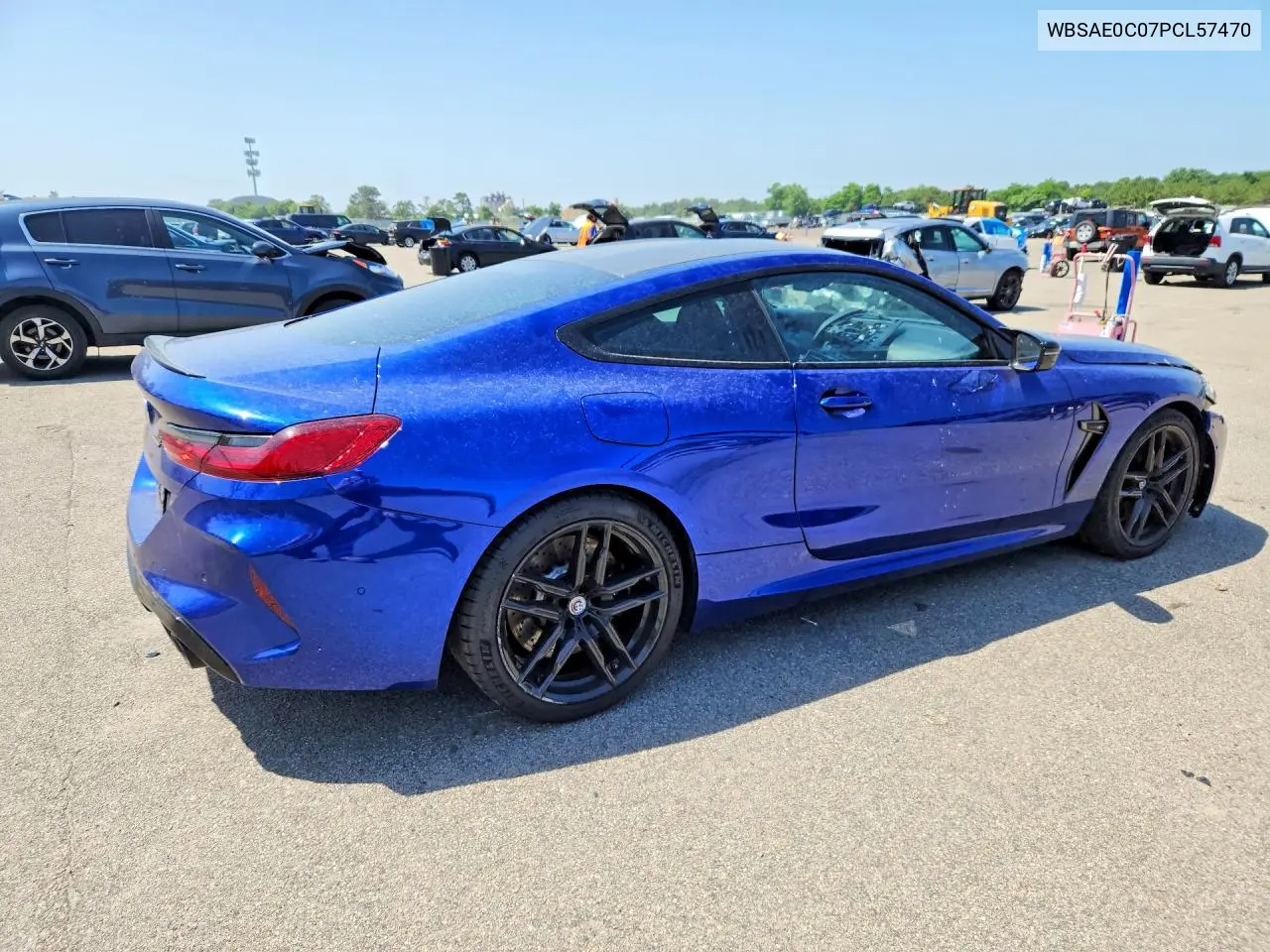 2023 BMW M8 VIN: WBSAE0C07PCL57470 Lot: 59186556