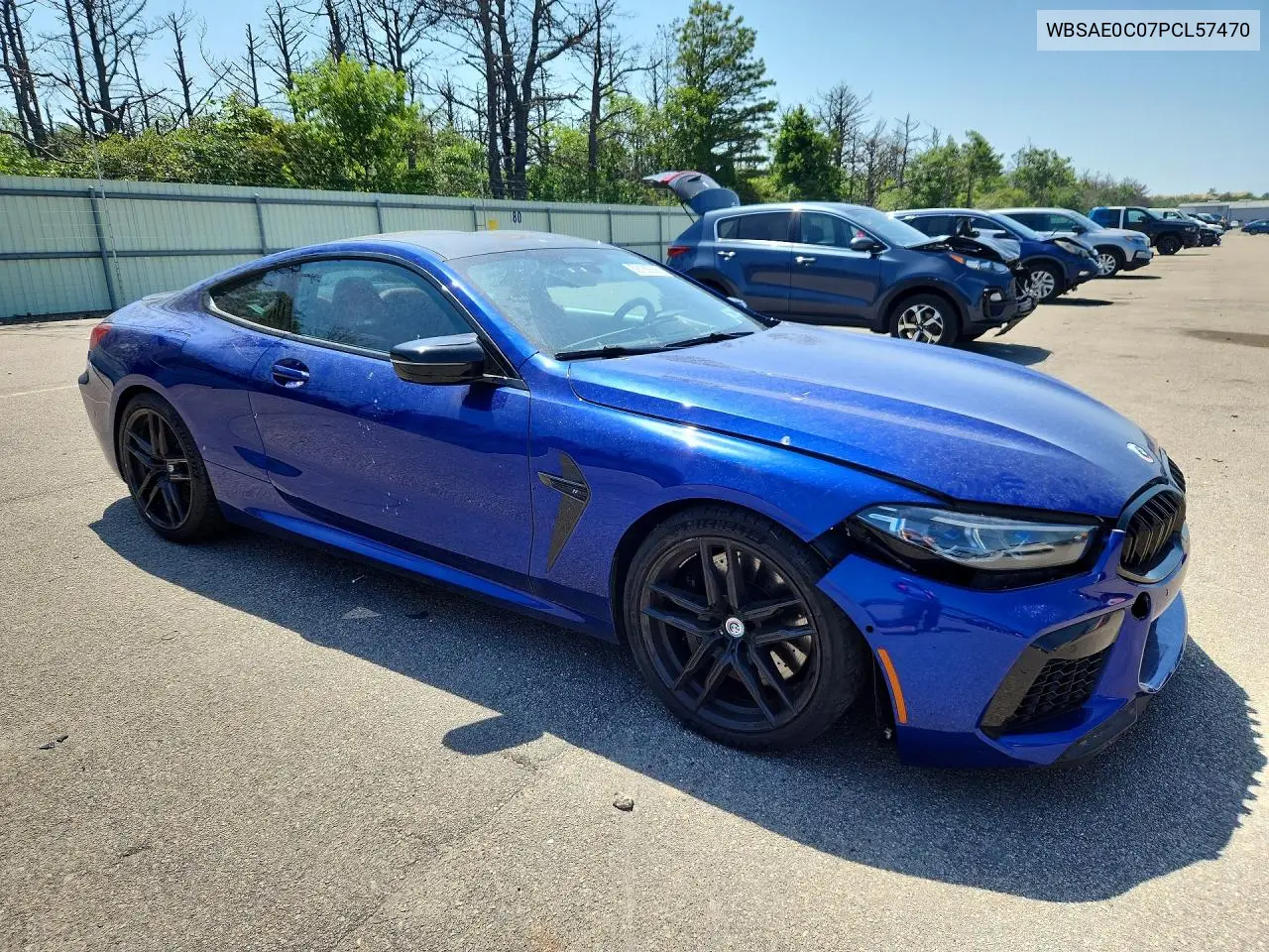2023 BMW M8 VIN: WBSAE0C07PCL57470 Lot: 59186556